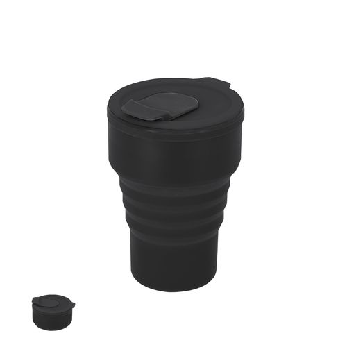 black Vaso Plegable Roric