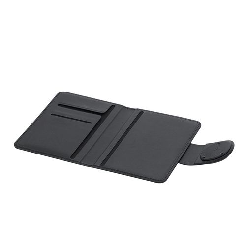 black Funda Pasaporte Localizador Rebec