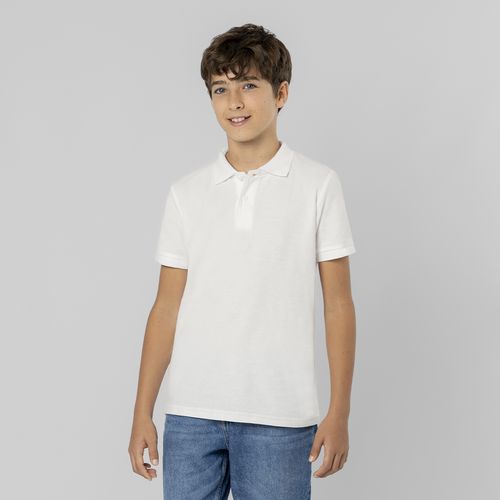 white Polo Niño Blanco Charles