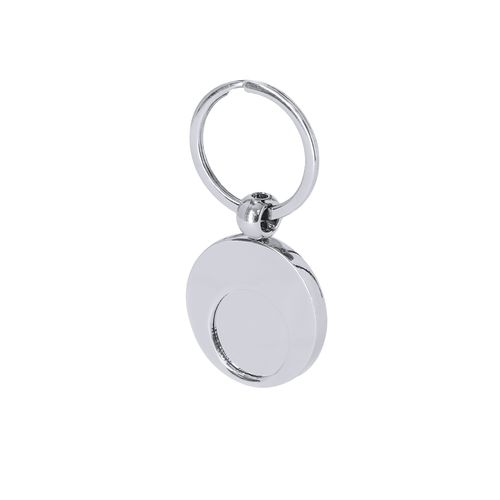 plateado Llavero Moneda Mican