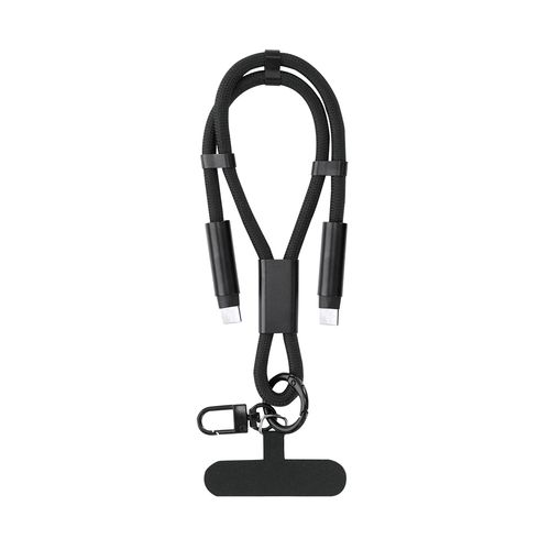 black Cable Cargador Soporte Euclab
