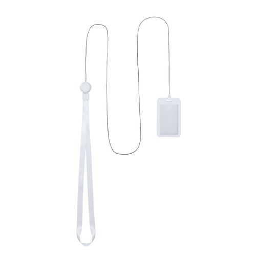 white Identificador Lanyard Berbom