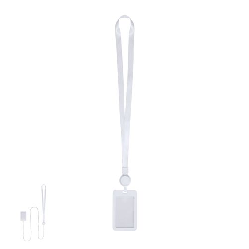 white Identificador Lanyard Berbom