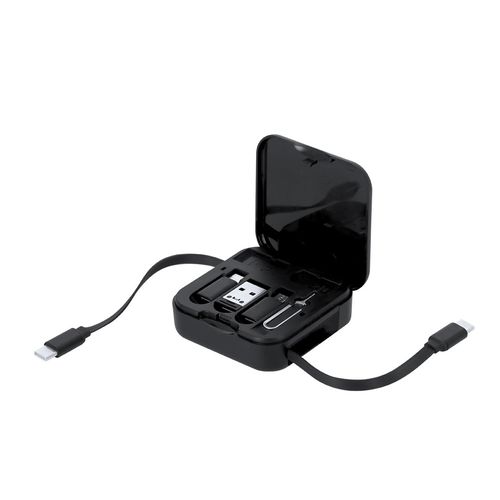 black Set Cables Cargadores Darmox