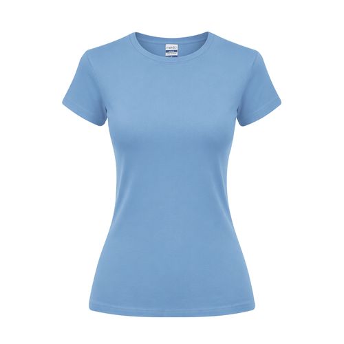 azul claro Camiseta Mujer Color Epika