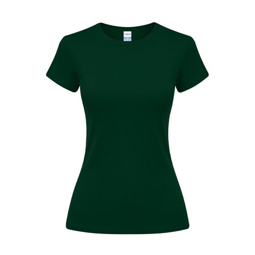 verde botella Camiseta Mujer Color Epika