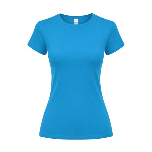 turquesa Camiseta Mujer Color Epika