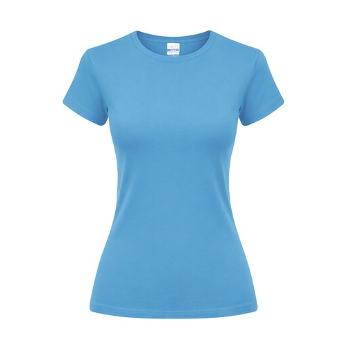 azul claro Camiseta Mujer Color Epika