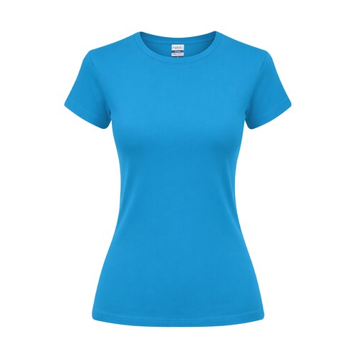 turquesa Camiseta Mujer Color Epika