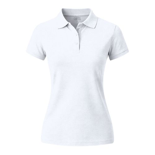white Polo Mujer Tecnic Plus