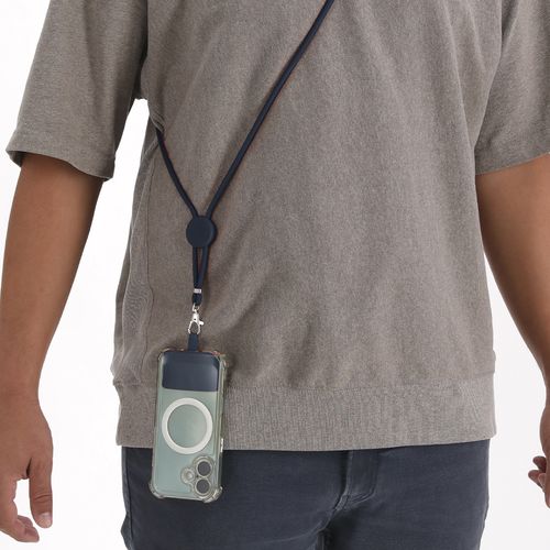 azul marino Lanyard Soporte Zaret