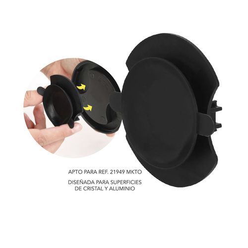 black Ventosa Soporte Luz Emergencia V16 Karlon