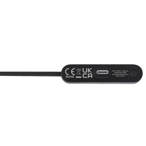 black Cable Cargador Soporte Zynix