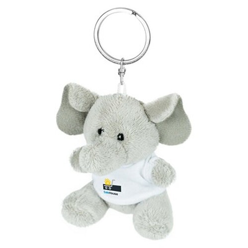 Éléphant en peluche, porte-clés | Hugo
