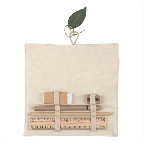 Set scolaire, trousse, crayon, stylo bille, règle, gomme et taille-crayon | Lauren thumbnail 12