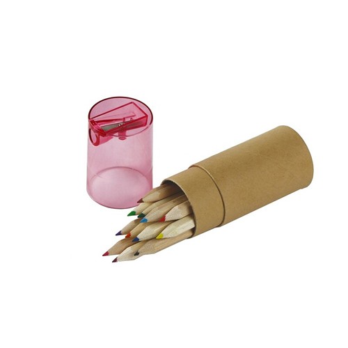 Tube cartonné de 12 crayons | Nate