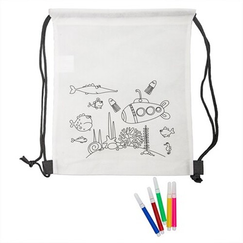 Sac à cordon pour colorier, feutres | Franklin thumbnail 5