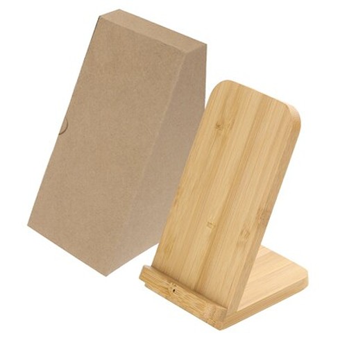 B'RIGHT chargeur sans fil en bambou 10W, support pour téléphone | Wilder thumbnail 11