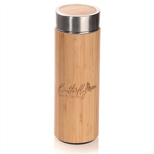 Thermos en bambou 350 ml avec infuseur | Christian thumbnail 7