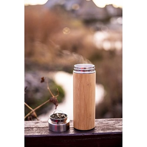 Thermos en bambou 350 ml avec infuseur | Christian thumbnail 4