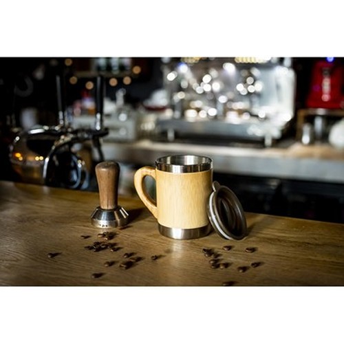 Mug thermique 300 ml en bambou | Kol thumbnail 4
