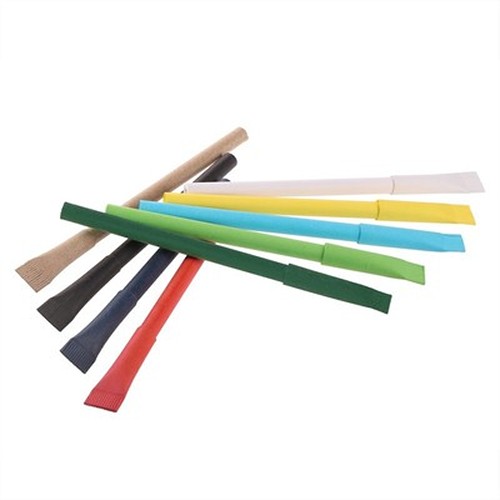 Stylo bille en papier avec capuchon | Brittany thumbnail 4