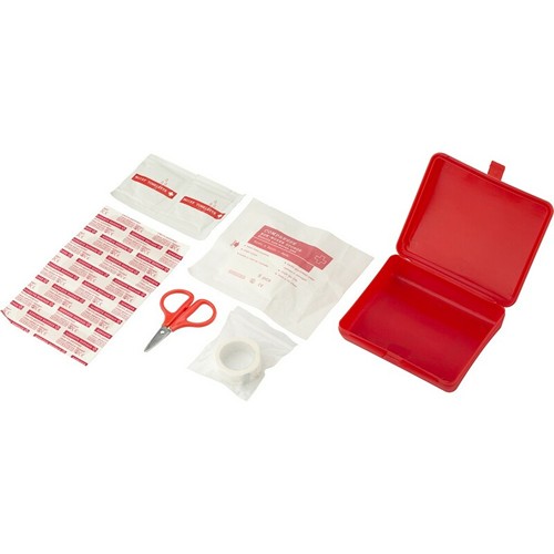 Trousse de premiers secours dans un étui en plastique, 10 pcs, GOODIES MEDIA, fournisseur d'objet publicitaire, fournisseurs de stylo publicitaire, cadeau d'entreprise