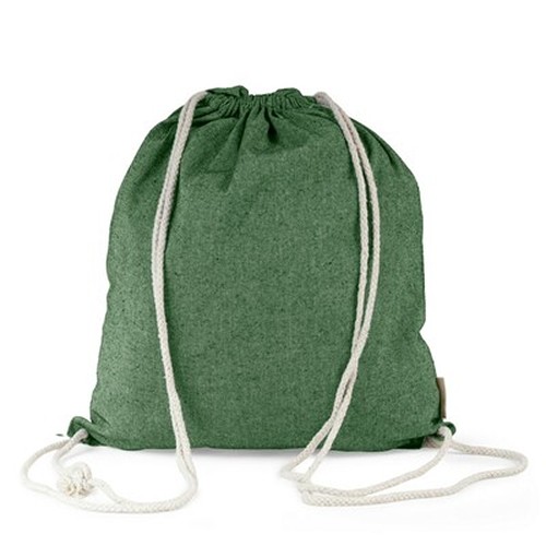 Sac en coton recyclé 2 en 1, sac à cordon et sac shopping | Gondulfo thumbnail 4