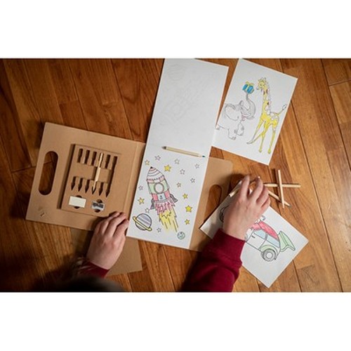 Set à dessin, crayons de couleur, taille-crayon, gomme | Legend thumbnail 5