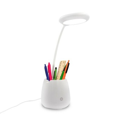 Lampe de bureau, enceinte sans fil 3W, support de téléphone portable, porte-crayons bureau | Asar thumbnail 7