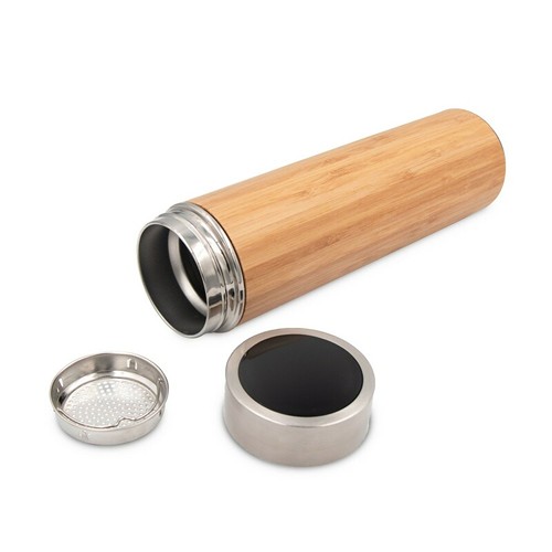Thermos en bambou 500 ml avec infuseur et affichage numérique de la température | Georgia