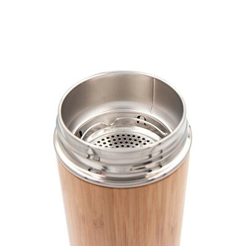 Thermos en bambou 500 ml avec infuseur et affichage numérique de la température | Georgia thumbnail 9
