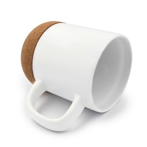 Mug en céramique 370 ml, détail liège | Kate thumbnail 4