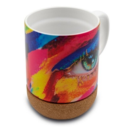 Mug en céramique 370 ml, détail liège | Kate thumbnail 9