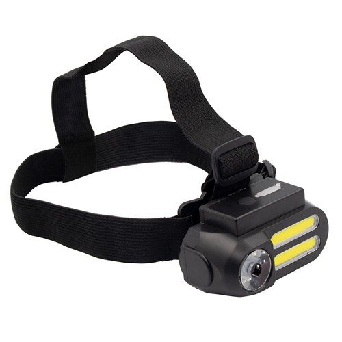 Lampe frontale avec lumière LED et COB | Chad