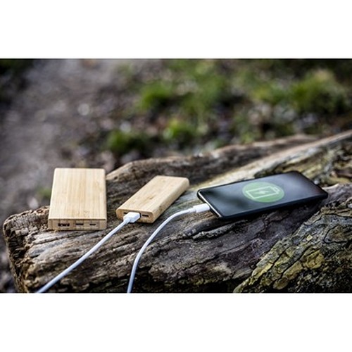 B'RIGHT Power Bank en bambou 8000 mAh | Caroline thumbnail 4