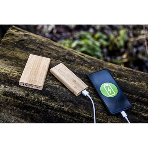 B'RIGHT Power Bank en bambou 8000 mAh | Caroline thumbnail 5