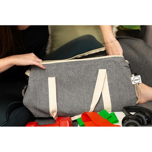Sac de sport en coton recyclé et polyester recyclé, sac de voyage B'RIGHT | Asha thumbnail 9