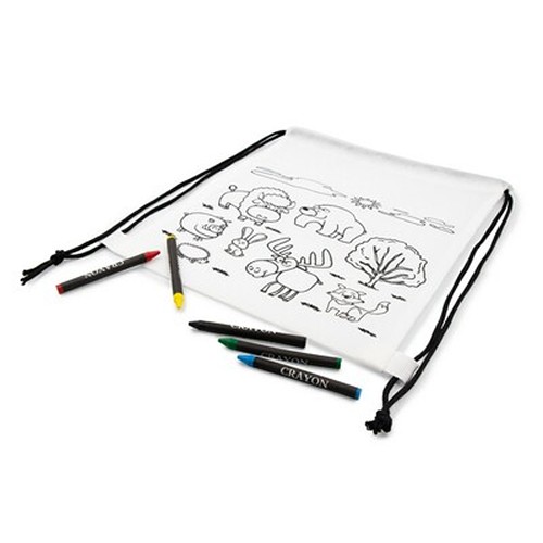 Sac à cordon pour coloriage, crayons | Brody thumbnail 5
