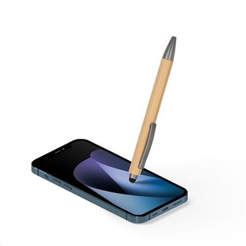 Stylo bille en bambou, stylo tactile | Keandre thumbnail 4
