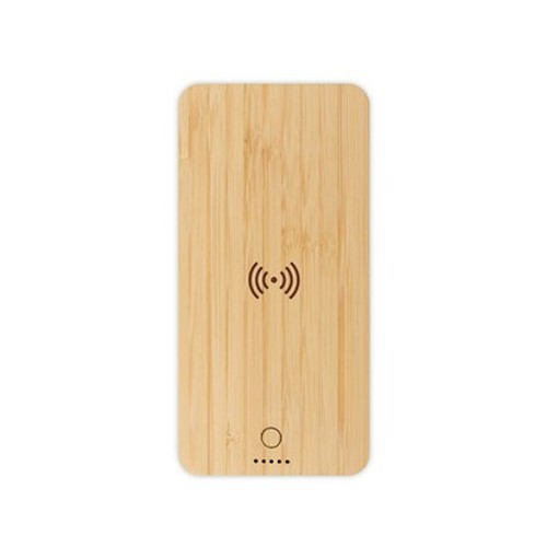 Power Bank sans fil en bambou 8000 mAh B'RIGHT, chargeur sans fil 15W | Benson thumbnail 7