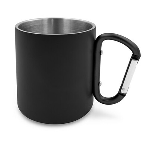 Mug en acier inoxydable 280 ml avec mousqueton | Pari thumbnail 6