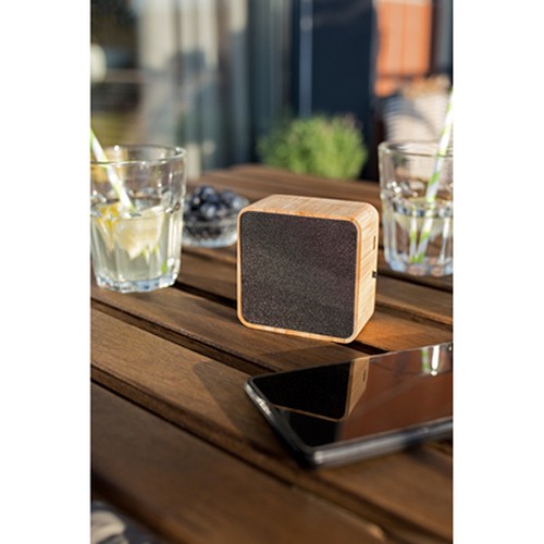 Enceinte sans fil bambou 3W B'RIGHT, panneau solaire | Androwe thumbnail 13