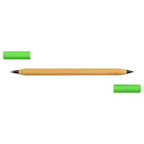 Stylo bille en bambou 2 en 1, crayon "infini" | Mikayla thumbnail 5