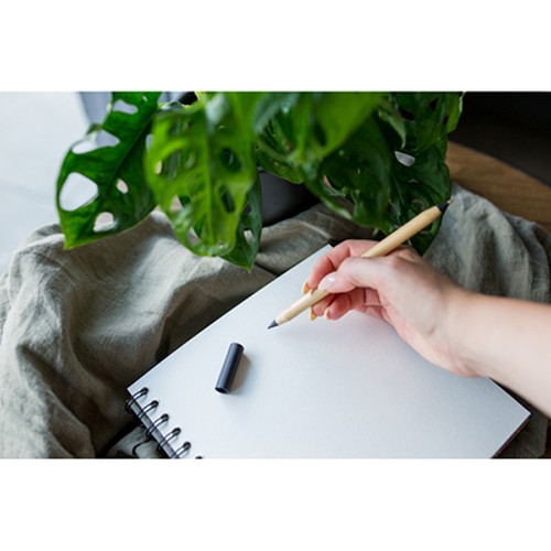 Stylo bille en bambou 2 en 1, crayon "infini" | Mikayla thumbnail 8