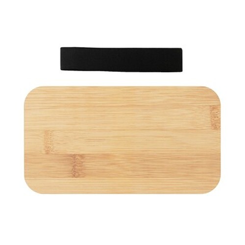 Lunch box 2 en 1, 2x500 ml, couvercle en bambou, couverts | Tijani thumbnail 9