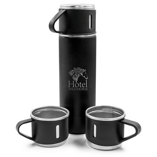 Thermos 420 ml et 3 mugs 150 ml | Quavean thumbnail 5