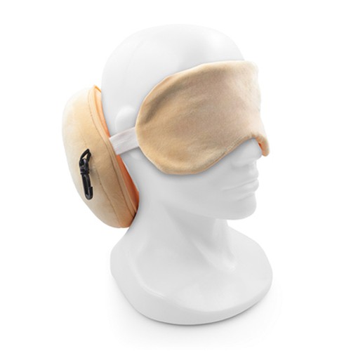 Chien en peluche, oreiller de voyage, masque pour les yeux | Atta thumbnail 4