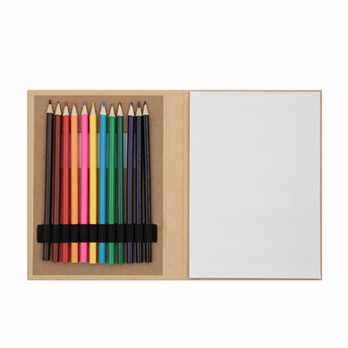 Set de crayons de couleur, carnet de notes | Paddy thumbnail 6