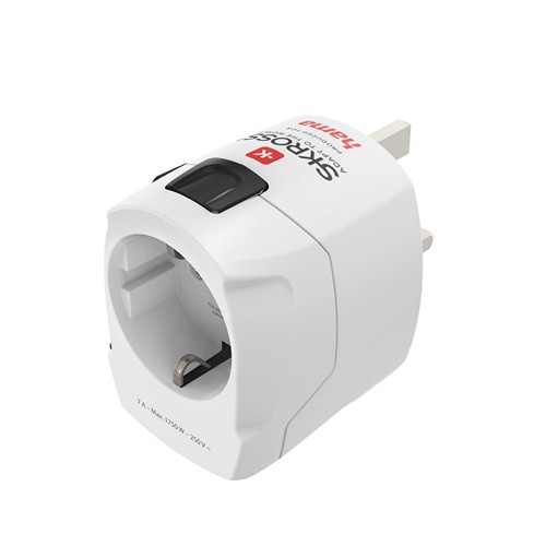 Adaptateur de voyage Skross for Hama Pro, GOODIES MEDIA, fournisseur d'objet publicitaire, fournisseurs de stylo publicitaire, cadeau d'entreprise